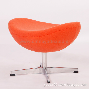 Commercial furniture fabric Arne Jacobsen egg stool ottoman chairs on sale